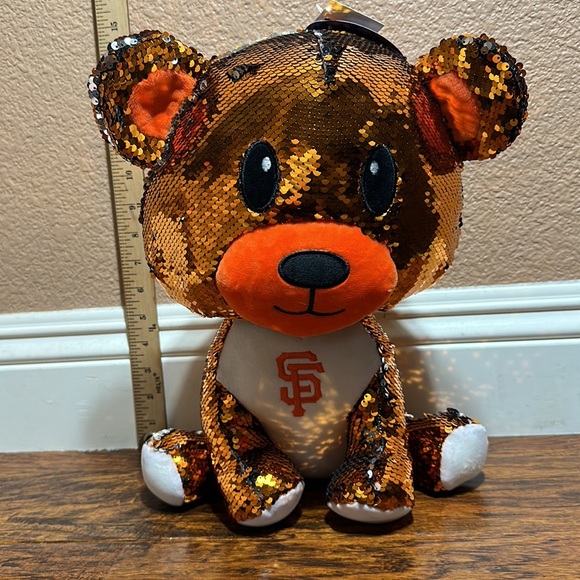 NWT San Francisco Giants FOCO Plush Sequin Bear - Picture 6 of 8